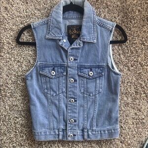 Diesel Sky Blue Denim Vest